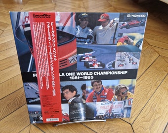 F1 Grand Prix Special Formula One World 1981~85 Senna Laserdisc LD NTSC JAPAN