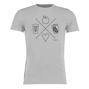 Vinojunkie™ T-Shirt "Ebbelwoi" Uomo S-3XL - Weinliebe & Wein Lifestyle Hessen Francoforte Rheinhessen Mosel Franken Geschenk Apfelwein