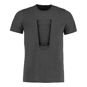 Vinojunkie™ T-Shirt "Ribbed" Uomo S-3XL - Weinliebe & Wein Lifestyle Hessen Francoforte Rheinhessen Mosel Franken Geschenk Apfelwein