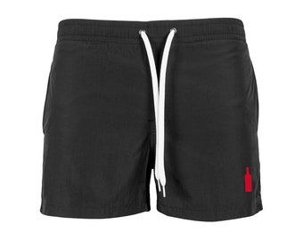 Vinojunkie™ Shorts "Weinflasche" Herren S-3XL - Weinliebe & Wein Lifestyle Pfalz Rheinhessen Mosel Franken Nahe Rheingau Ahr Geschenk Männer