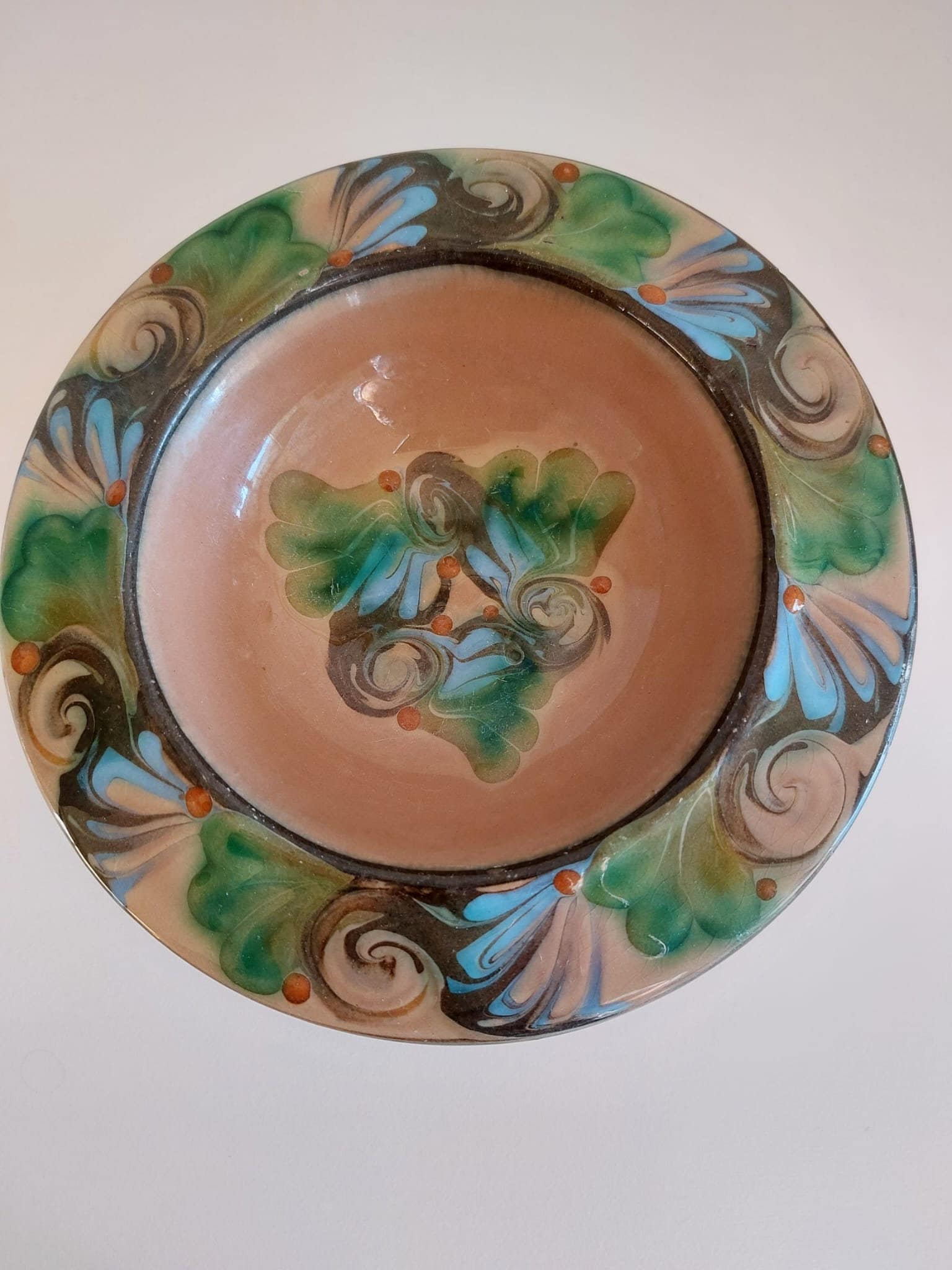 Danico Horsens Denmark, Danish design pottery with item number 167. Produced in the 1920s, rare vintage item. Danish Design.