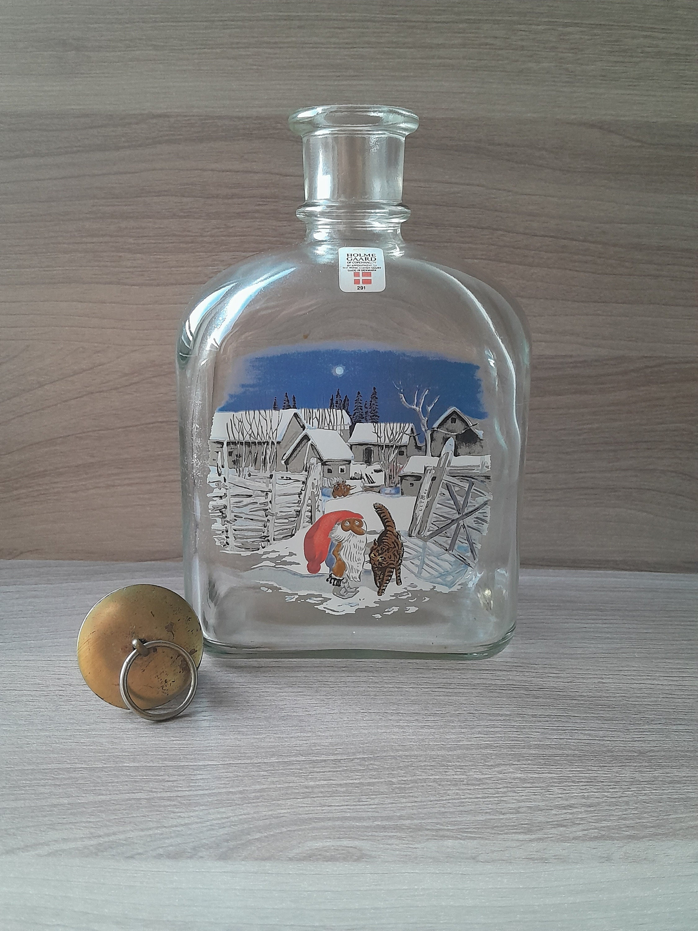 Classic Danish Design: Holmegaard Decanter by Michael Bang - Illustrated by Harald Wiiberg (1990)
