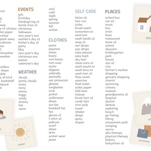 Visual Schedule Routine Cards, Montessori Toddler Planner (Printable) image 4