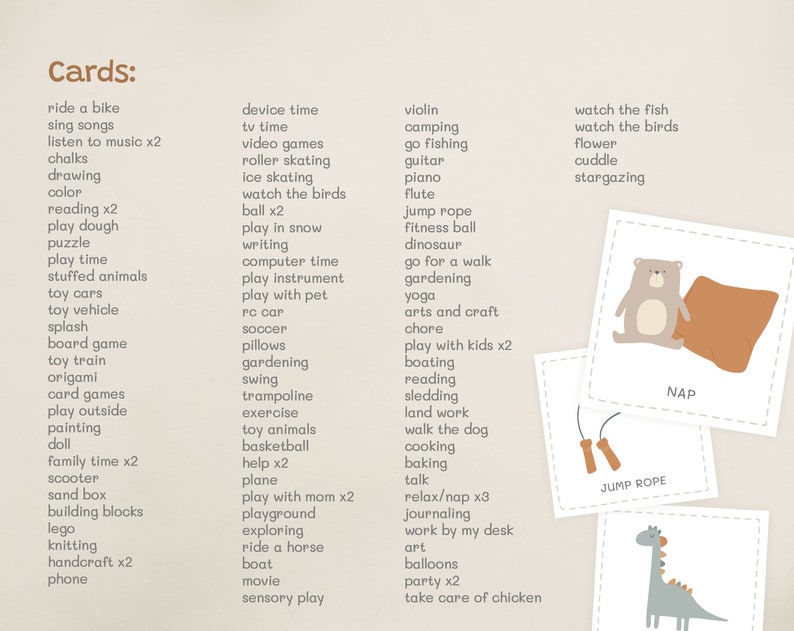 Routine Cards for Kids, Printable Schedule Cards, Editable Activity ...