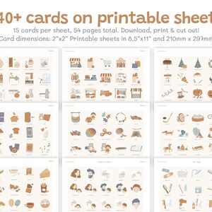 Wide variety of daily routine cards for inside and outside activities, places, events and more