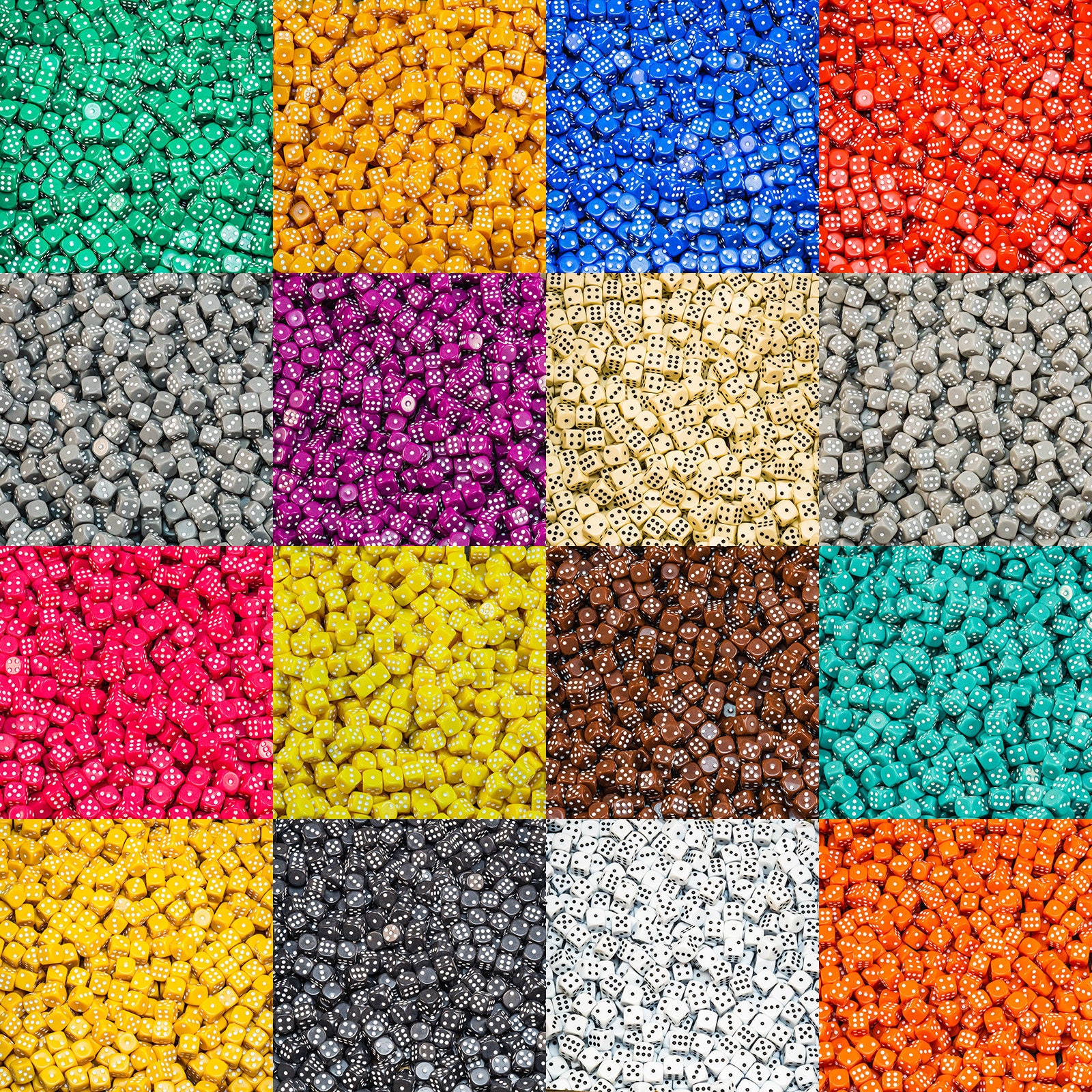 2 to 100 Pieces Dice 16 Mm Dice Game Eye Dice Acrylic Dice Etsy