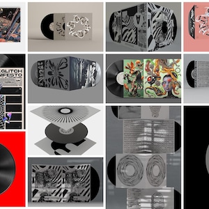 Vinyl Records Sleeve Mockup Pack - 16 Realistic Designs + Bonus + Tape CD Mockup, Vinyl Mockup Bundle for Photoshop