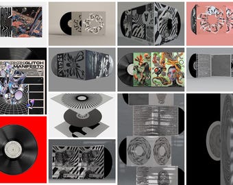 Vinyl Records Sleeve Mockup Pack - 16 Realistic Designs + Bonus + Tape CD Mockup, Vinyl Mockup Bundle for Photoshop