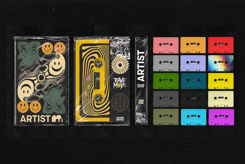 Designer Enthusiast Package - Everything I’ve ever released: Mockups, Textures, Vectors, PSDs, 3D Assets, Fonts, C4D Materials image 17
