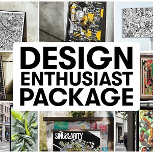 Designer Enthusiast Package - Everything I’ve ever released: Mockups, Textures, Vectors, PSDs, 3D Assets, Fonts, C4D Materials image 20