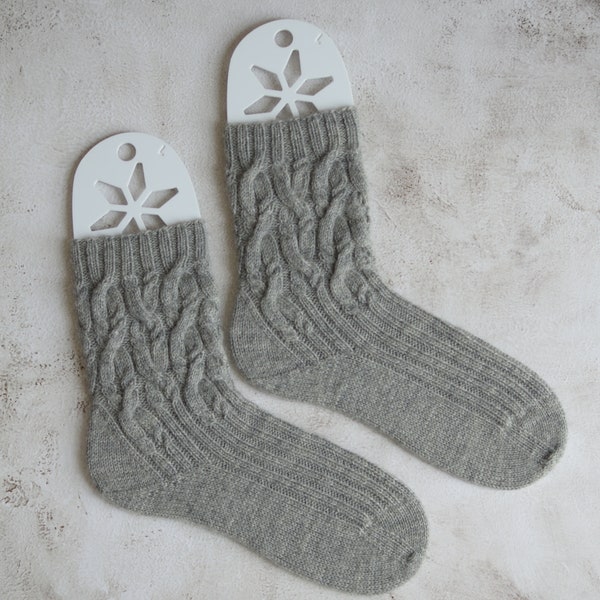 Warme Handgestrickte Socken Größe 37-38