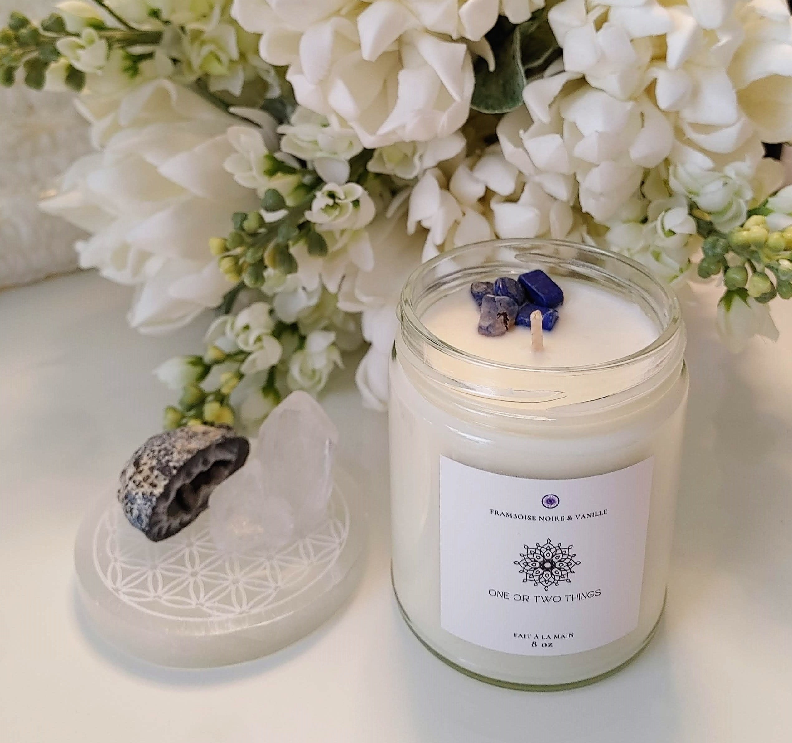 Third Eye Chakra Candle Bougie Chakra Troisième Oeil Lapis Etsy