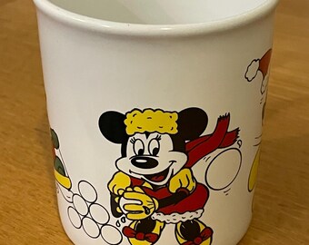 Vintage Mickey Mouse Christmas Mug