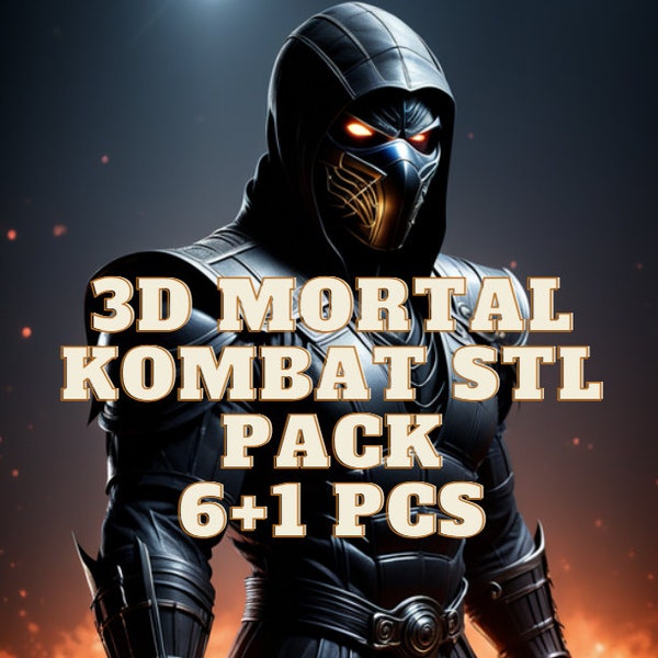 3D M0rtal K0mbat Stl Pack,Mileena,Kitana,Joystick,Mask,Goro M0rtal Kombat,Digital Dowland,Digital Printed,+18 M0rtal K0mbat +18