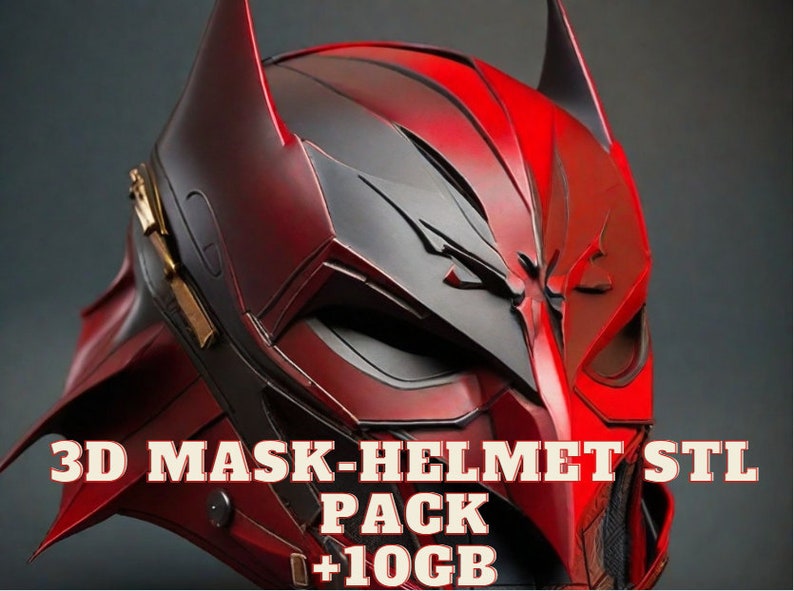 3D Mask-Helmet Stl Pack,Japanese and Chinese War Masks,Movie Sets Mask and Helmet and Many Files,250 Stl File image 1