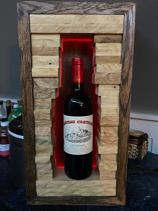 Bottle Display Case Etsy