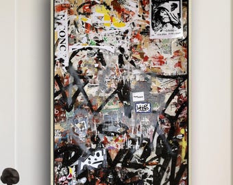 Abstract Graffiti Canvas Art: Modern Street Art Print