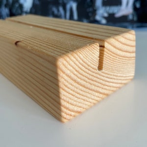 Supporto in acrilico in legno naturale, supporto in acrilico in legno naturale, supporto per cartello in acrilico, supporto per cartello, supporto per cartello per matrimonio, modello per supporto menù