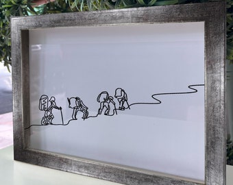 Custom Framed Keepsake Box | Adventure & Ticket Collection