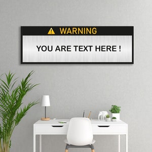 Create Your Own Custom Aluminium Quote Sign, Composite Sign, Custom Horizontal Sign,Personalized Sign, Allowed Sign on Composite