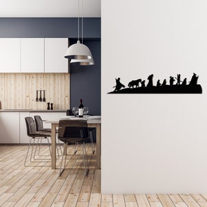 Arte de metal de la confraternidad, arte de pared de metal, decoración de pared de metal, regalo del día de Halloween, letrero de decoración de pared de sala de estar, tapices, letrero de metal, Navidad