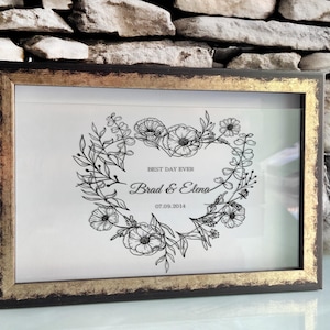 Personalized Wedding Box|Anniversary Box|Wedding Keepsake Box|Engagement Gift|Valentines day gift|Bridal Shower|Couple Best Gifts|Photo Box