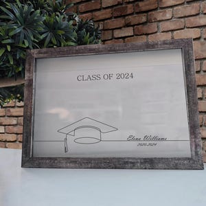 Graduation Memory Box | Graduation Cap Memory Box | Adventure Box for Photos & Tickets | Class of 2024-2025 Keepsake for University Memories