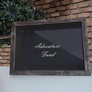 Personalized Memory Box for Travel Lovers | Adventure Fund | Ticket Display & Photo Keepsake | Best Vacation Gift | Personalized Shadow Box