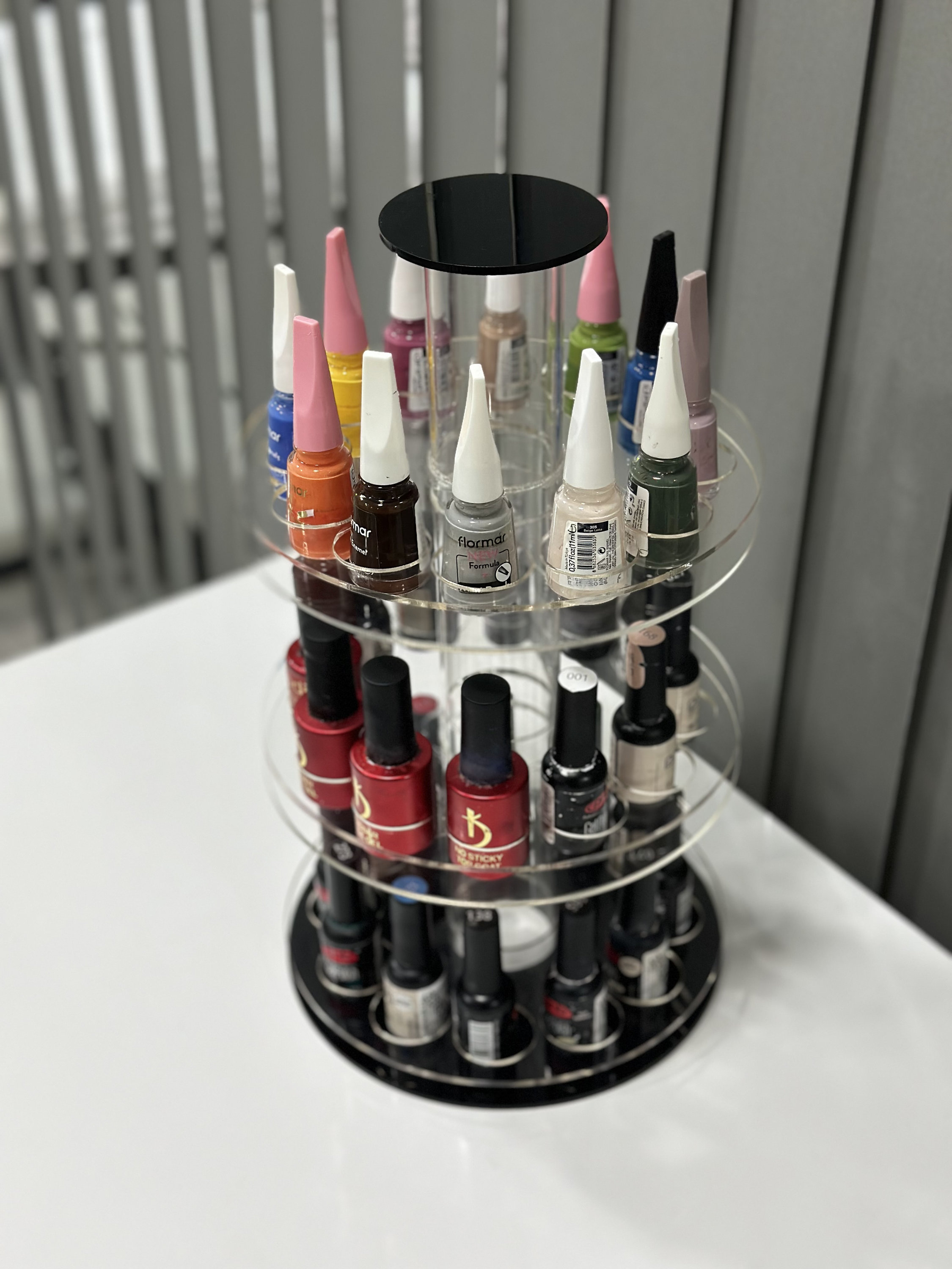 Nail Polish Organizer Acrylic Storage Box Customize Acrylic Stand With Makeup Organizer gel Nail Polish Bottle Holder Acrylic Display Rack Etsy