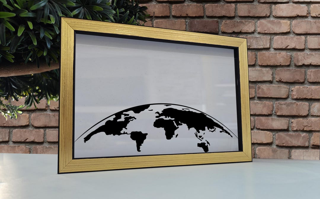 Personalized World Map Memory Box | Travel Keepsake Display - Etsy