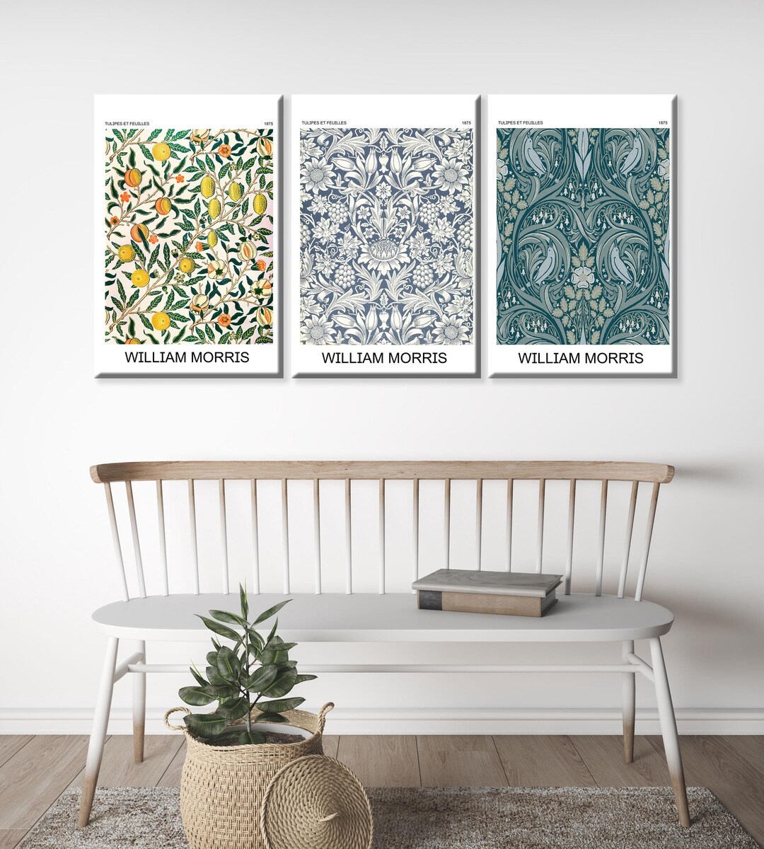 William Morris Prints | Set of 3 William Morris Posters | Art Nouveau ...
