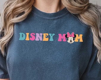 Comfort Colors Shirt, Disney Mom Shirt, Mothers Day Tee, Minnie Mom Tee, Disney Grandma Tee, Disney Travel Tee, Gift For Mom, Oversized Tee