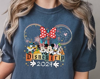 Comfort Colors Shirt, Disney Trip 2024 Tee, Minnie Mouse Shirt, Magic Kingdom Tee, Disney Vacation Tee, Disney World Shirt, Mickey T-Shirt