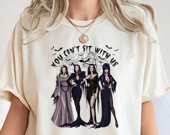 Comfort Colors T-Shirt, You Cant Sit With Us Shirt, Bad Girls Shirt, Cute Halloween Shirt, Halloween Queen Shirt, Halloween Witch T-Shirt