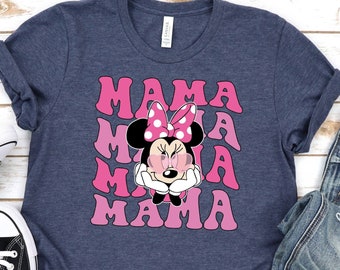 Disney Mama Shirt, Mama Mouse Tee, Disney Mommy Tee, Minnie Mouse Shirt, Mothers Day Tee, Gift For Mom, Auntie Mouse Tee, Gift For Grandma