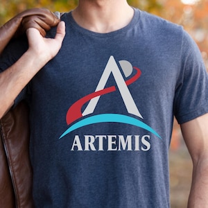 Artemis Logo Shirt, Orion Shuttle Tee, Artemis Minimal Logo Shirt, Space Program T-shirt, Moon Mission Tee, Travel To Moon Shirt
