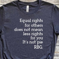 Comfort Colors® Equal Rights Shirt, RBG Sayings Tee, Citizen Rights Tee ...