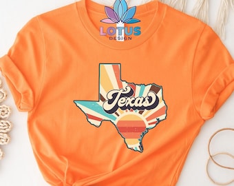 Texas T-Shirt, Texas Map T-Shirt, Texas Fan T-Shirt, Texas Pride, College Student Gifts, State T-Shirt, Texas T-Shirt, Texas Cities T-Shirt