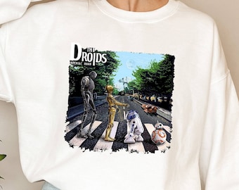 Die Droiden Imperial Road T-Shirt, Star Wars Shirt, Galaxy Edge Sweat, R2-D2 Shirt, BB8 Tee, C-3PO Tee, Disney Trip Tee, süßes Geschenk für Kinder