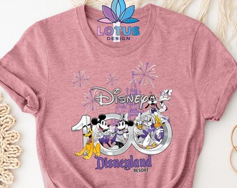 Disney 100th Anniversary T-Shirt, Mickey's Friends T-Shirt, Disneyland Resort T-Shirt, Disneyland T-Shirt, 100th Celebration T-Shirt