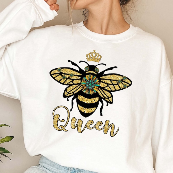 Queen Bee T-Shirt, Virgin Queen Tee, Feminine Power Tee, Spiritual Wisdom Sweatshirt, Rebirth Tee, Mental Health Tee, Cute Motivational Tee