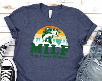 Man I Love Fishing T-Shirt, Fishing Father Tee, Fathers Day Tee, Gift For Daddy, Cooler Dad Tee, Fishing Lover Dad Sweat, Happy Fathers Day