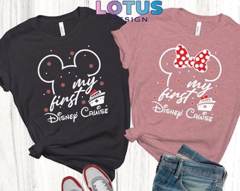 My First Disney Cruise Shirt, Mickey Or Minnie Couple Shirts, Cruise Shirt, Disney Trip Shirt, Family Cruise Shirt, Disney Couple Gift Shirt