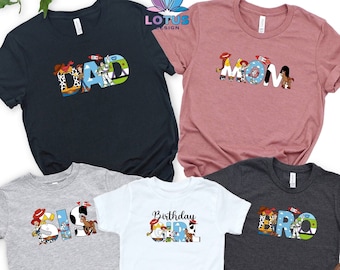 Toy Story Birthday Shirt, Birthday Girl Tee, Birthday Boy Tee, Custom Toy Story Tee, Custom Birthday Shirt, Woody Shirt, Jessie Shirt