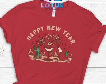 Camisa Feliz Año Nuevo, Camisa Fiesta De Año Nuevo, Camiseta 2023, Camisa Retro, Camisa Equipo Bebida, Camisa Cheers, Regalo Para Año Nuevo, Tee Vacaciones De Invierno