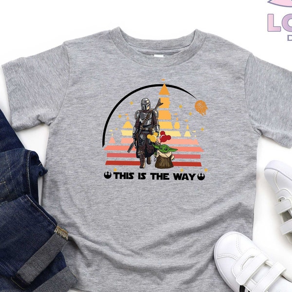 This Is The Way Shirt, Mandalorian Tee, Yoda Shirt, May 4th Shirt, Disney World Shirt, Jedi Order Tee, Galaxys Edge Tee, Star Wars Day Tee