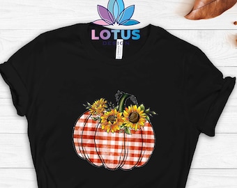 Kürbis Shirt, Herbst Saison Kürbis Shirt, Thanksgiving Frauen T-Shirt, Thanksgiving Shirt, Herbst Vibes Shirt, Thanksgiving Geschenk für Mädchen