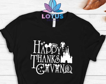 Feliz camisa de Acción de Gracias, camiseta de Acción de Gracias de Disney, camisa de otoño de Acción de Gracias, camiseta de Mickey Minnie Ears, camisa de Acción de Gracias, camiseta de otoño