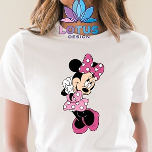 Minnie Mouse Shirt, Disney Minnie Shirt, Women Top Shirt, Disneyworld Trip Shirt, Cute Minnie Mouse Shirt, Minnie Shirt For Teenage Girls