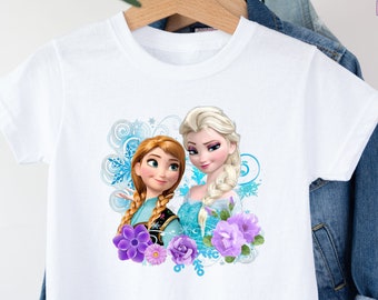 Frozen Sisters T-Shirt, Disney Princess Shirt, Frozen Shirt, Elsa Shirt, Anna Shirt, Disney Shirt, Disney Gift, Girls Disney T-Shirt